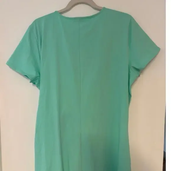 NWOT J.Crew Short Sleeve Knotted Mini Dress Size XL - Picture 5 of 6